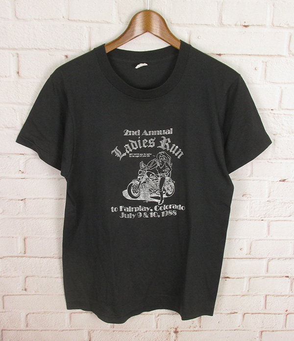 【高品質最新作】NLSMRKTS3759 1988年 ハーレーダビッドソン Tシャツ スカル 黒（クリックポスト可） 丸首
